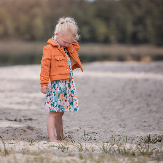 Matelass&eacute; Tricot - Uni - HerfstEsdoornOranje (SYAS)