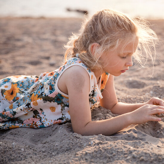 French Terry - Flower Painting - Multicolor (SYAS)