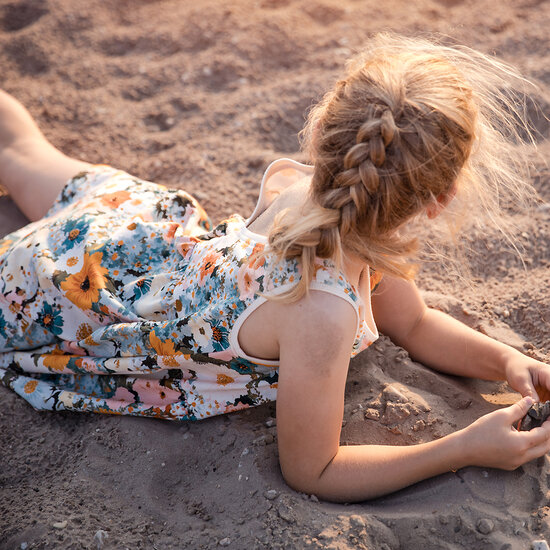 French Terry - Flower Painting - Multicolor (SYAS)