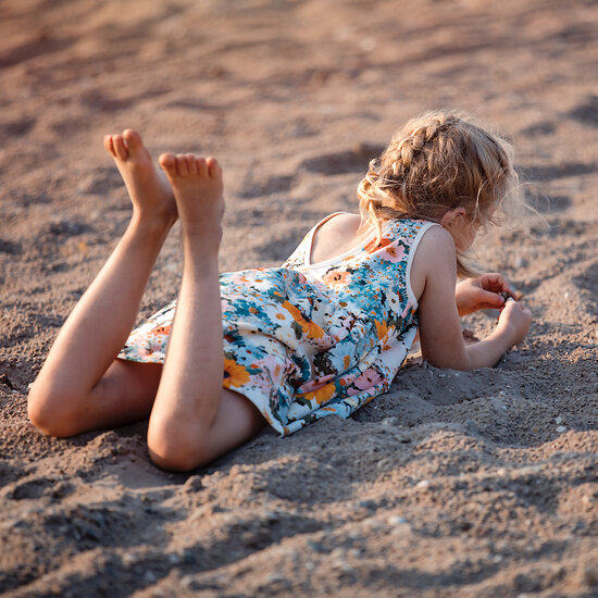 French Terry - Flower Painting - Multicolor (SYAS)