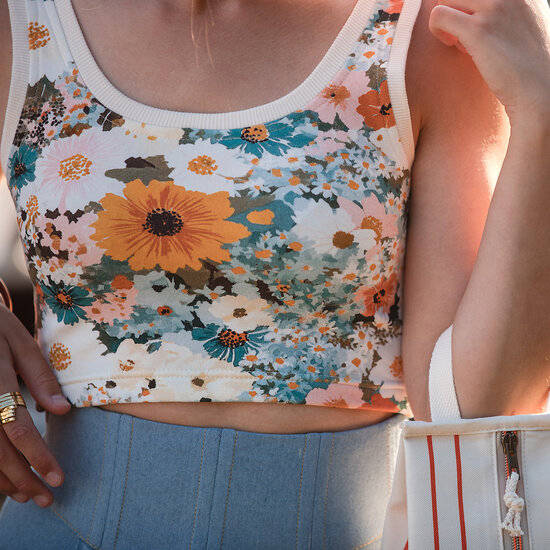 French Terry - Flower Painting - Multicolor (SYAS)