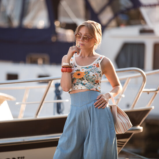 French Terry - Flower Painting - Multicolor (SYAS)