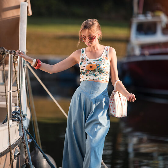 French Terry - Flower Painting - Multicolor (SYAS)