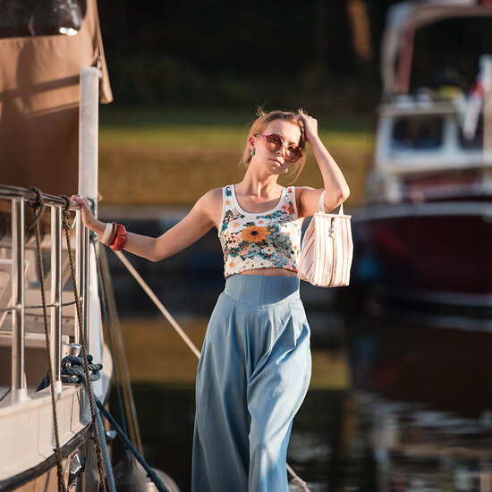 French Terry - Flower Painting - Multicolor (SYAS)