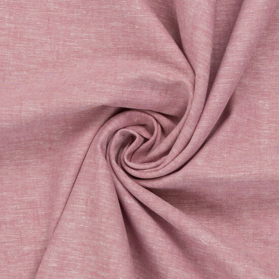 Linnen Katoen - Uni - Roze