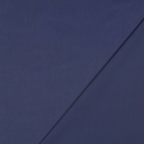 Katoen - Uni - Inktblauw