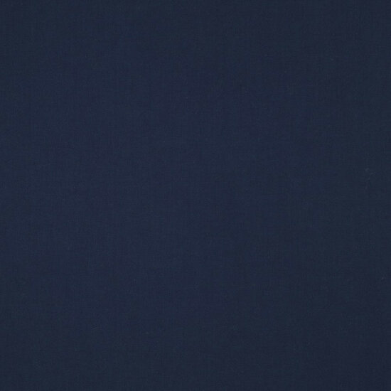 Poplin - Uni Washed - Navy