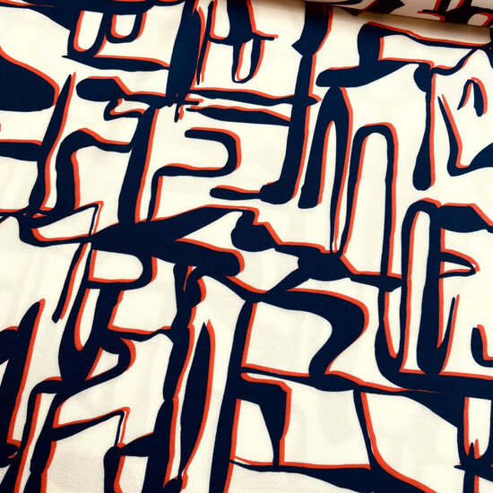 Crepe Stretch - Balance - Ecru