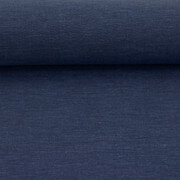 Katoen - Uni Mel&eacute;e - Donkerblauw