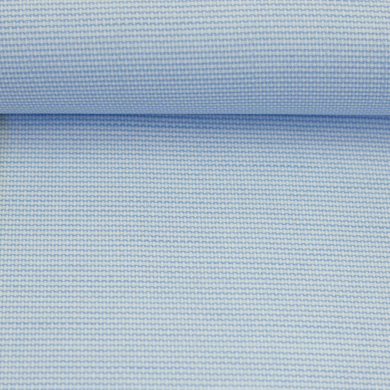 Katoen - Mini Check - Lichtblauw