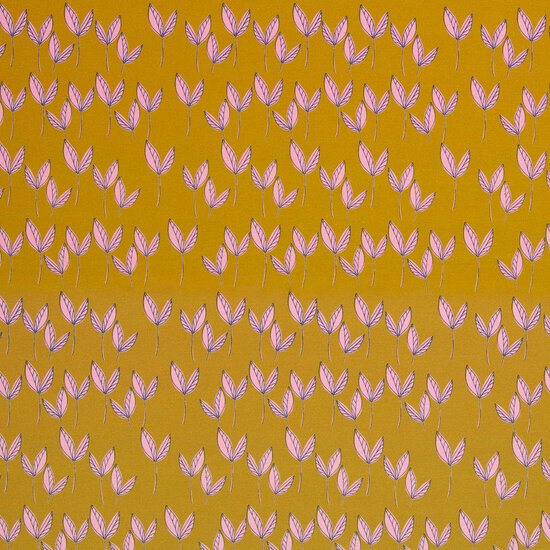 Canvas - Dancing Leaves - Oker