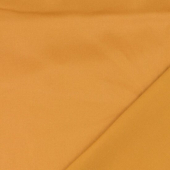 Katoen Twill Stretch - Uni - Cognac
