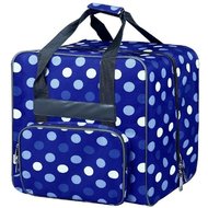 Babysnap Overlocktas Blauw Dots