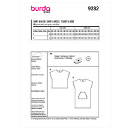 Burda Patroon 9282 - T-shirt en Jurk