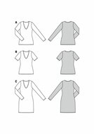 Burda Patroon 6075 - T-shirt en Jurk