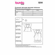 Burda Patroon 9244 - Jurk en Bloes