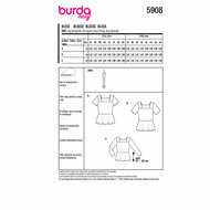 Burda Patroon 5908 - Bloes