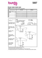 Burda Patroon 5887 - Bloes