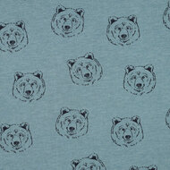 Sweat - Bears - Gemeleerd Rookblauw