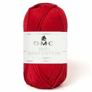 DMC 100% Baby Cotton - 754 - Rood