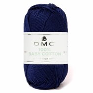 DMC 100% Baby Cotton - 758 - Donkerblauw