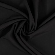 Polyester Stretch Twill - Uni - Zwart