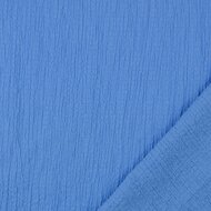 Viscose - Uni Bubble - Jeansblauw