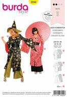 Burda Patroon 3044 - Tovenares en Geisha