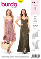 Burda Patroon 6344 - Jurk