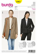 Burda Patroon 6463 - Jas