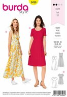 Burda Patroon 6496 - Jurk