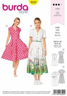 Burda Patroon 6520 - Jurk