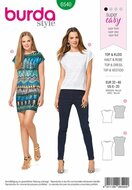 Burda Patroon 6540 - Topje en Jurk