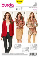 Burda Patroon 6569 - Jas