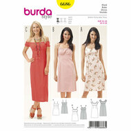 Burda Patroon 6686 - jurk