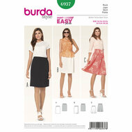 Burda Patroon 6937 - Rok