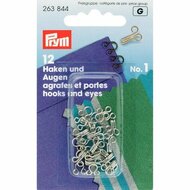 Prym Haken En Ogen Zilver N1