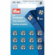 Prym Aannaaidrukknoop Zilver 9mm