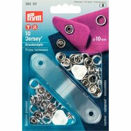 Prym Jersey Drukknoop Ring Zilver 10mm