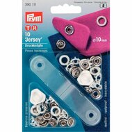 Prym Jersey Drukknoop Ring Wit 10mm