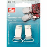 Prym Bretelclips Zilver 18mm