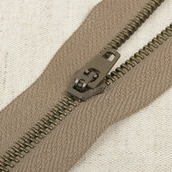Niet Deelbare Metaalrits - 20cm - Taupe (563)