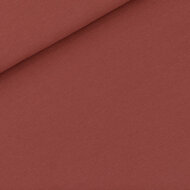 French Terry Uni Mahogany Brown