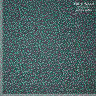 Katoen Viscose - Luipaard - Groen