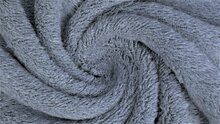 Badstof - Uni - Gemeleerd Blauw