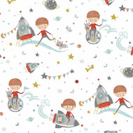 Poplin - Prince In Space - Wit