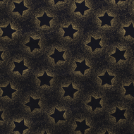 Poplin - Kerst Sterren Foil - Navy