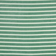 Nicky Velours - Yarn Dyed Stripes - Oudgroen/Ecru