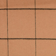 Mantelstof - Check - Beige