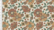 Jersey - Vintage Flower - Beige
